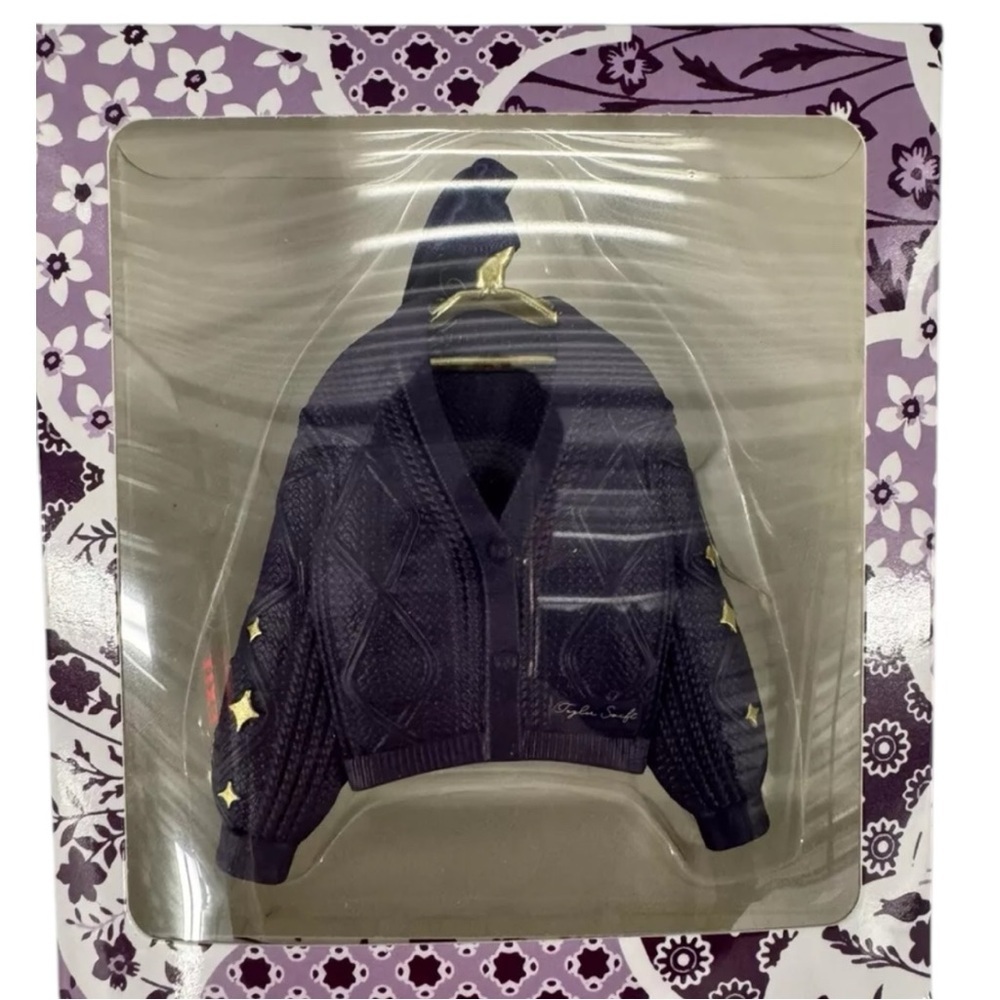 Taylor Swift Speak Now Purple Cardigan Collectible Ornament NEW​ ORIGINAL